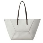 BRUNELLO CUCINELLI COTTON AND LINEN CANVAS SHOPPER BAG WITH MONILI