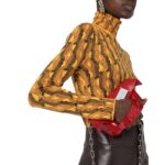 MAISON MARGIELA SMALL SNATCHED CLUTCH BAG