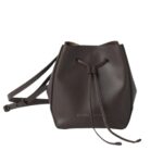 BRUNELLO CUCINELLI CALFSKIN BUCKET BAG WITH MONILI