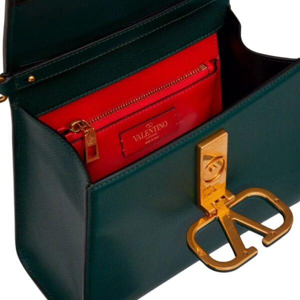 VALENTINO GARAVANI SMALL VSLING GRAINY CALFSKIN HANDBAG