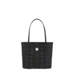 MCM MINI REVERSIBLE LIZ SHOPPER VISETOS BLACK