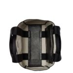 MCM LARGE REVERSIBLE DIAMOND TOTE IN CANVAS LEATHER MIX BLACK