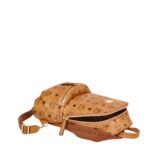 MCM SMALL AREN SLING BAG IN VISETOS COGNAC