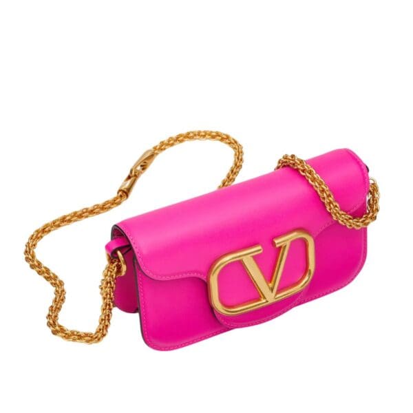 VALENTINO GARAVANI LOCÒ SMALL SHOULDER BAG IN CALFSKIN - Image 10