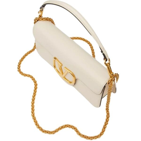 VALENTINO GARAVANI LOCÒ CALFSKIN SHOULDER BAG - Image 4