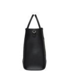 MCM LARGE MUNCHEN TOTE IN SPANISH CALF LEATHER BLACK