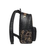 MCM SMALL X BAPE STRAK BACKPACK IN VISETOS BLACK