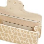 VALENTINO GARAVANI LOCÒ TOILE ICONOGRAPHE RAFFIA SHOULDER BAG