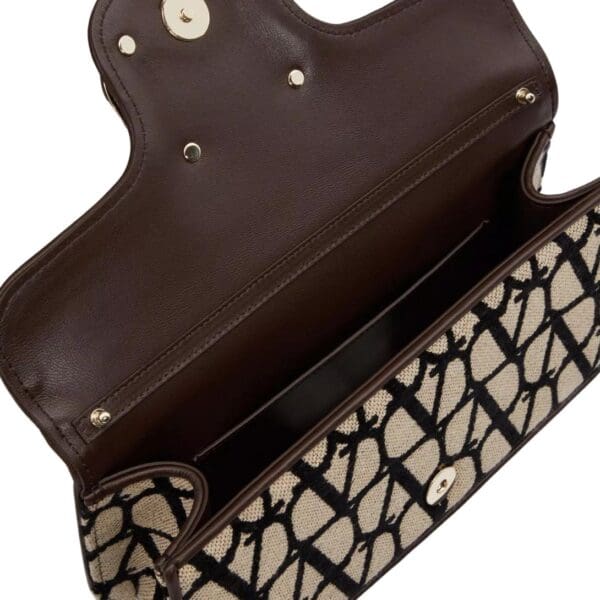 VALENTINO GARAVANI LOCÒ TOILE ICONOGRAPHE SHOULDER BAG