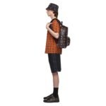 MCM MEDIUM STARK BACKPACK IN MAXI VISETOS BLACK