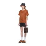 MCM MINI AREN TOTE IN MAXI VISETOS BLACK