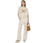 MCM MINI DESSAU DRAWSTRING BAG IN VISETOS COGNAC