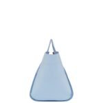 MCM LARGE MODE TRAVIA TOTE IN SPANISH NAPPA LEATHER BLUE