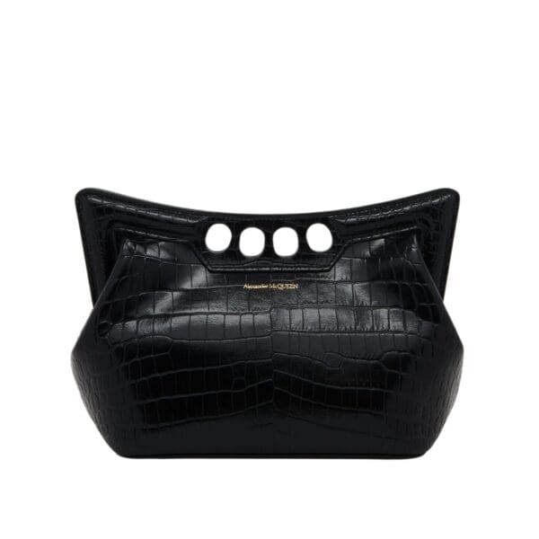 ALEXANDER MCQUEEN WOMEN'S THE PEAK BAG SMALL IN BLACK - Image 5