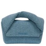 JWA LARGE TWISTER - RAFFIA TOP HANDLE BAG