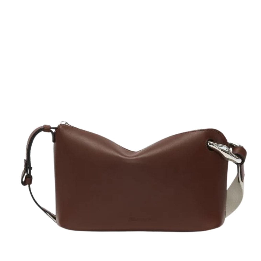 SMALL JWA CORNER BAG - LEATHER CROSSBODY BAG