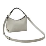 BRUNELLO CUCINELLI SUEDE BAG WITH PRECIOUS BRAIDED HANDLE