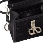 VALENTINO GARAVANI MINI VSLING TWEED HANDBAG