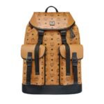 MCM LARGE BRANDENBURG BACKPACK IN VISETOS COGNAC