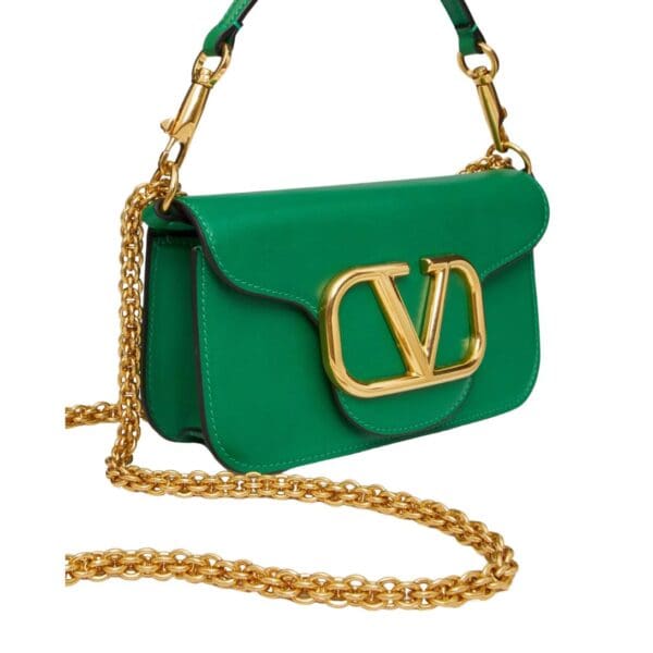 VALENTINO GARAVANI LOCÒ SMALL SHOULDER BAG IN CALFSKIN - Image 9