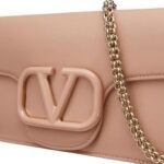 VALENTINO GARAVANI LOCÒ CALFSKIN SHOULDER BAG