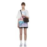 MCM SMALL AREN CROSSBODY IN MAXI VISETOS BLACK