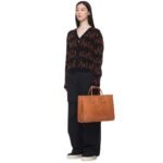 MCM LARGE MÜNCHEN TOTE IN SPANISH CALF LEATHER COGNAC