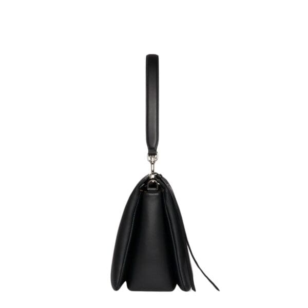 MCM MEDIUM MODE TRAVIA SHOULDER BAG IN SPANISH CALF LEATHER BLACK