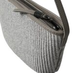 BRUNELLO CUCINELLI TECHNO COTTON RAFFIA BAG WITH SHINY ZIPPER PULL