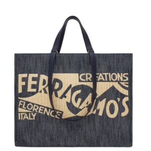 FERRAGAMO TOTE BAG WITH LOGO (L)