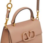 VALENTINO GARAVANI SMALL VSLING GRAINY CALFSKIN HANDBAG