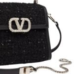 VALENTINO GARAVANI MINI VSLING TWEED HANDBAG