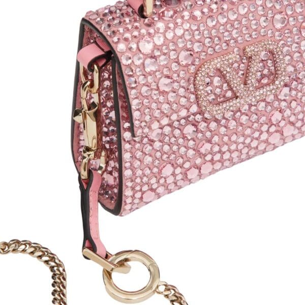 VALENTINO GARAVANI MICRO VSLING EMBROIDERED HANDBAG