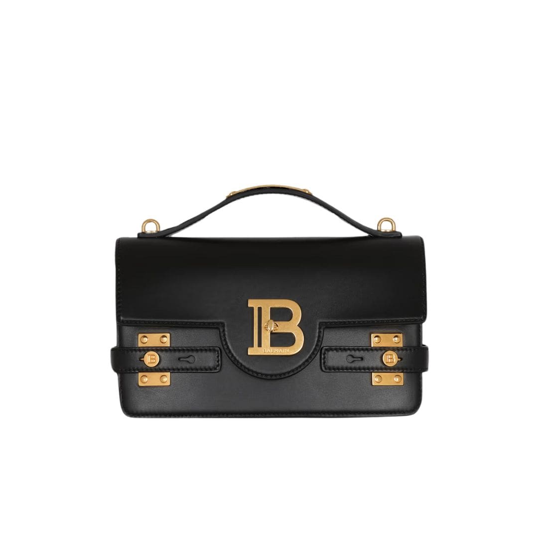 BALMAIN SMOOTH LEATHER B-BUZZ 24 BAG