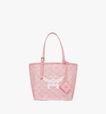 MCM MINI HIMMEL SHOPPER IN LAURETOS PINK