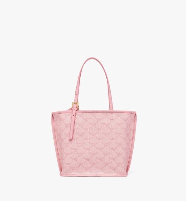 MCM MINI HIMMEL SHOPPER IN LAURETOS PINK