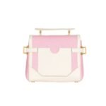 BALMAIN B-BUZZ 23 CANVAS AND LEATHER BAG