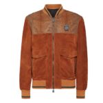 BILLIONAIRE PYTHON SUEDE BOMBER