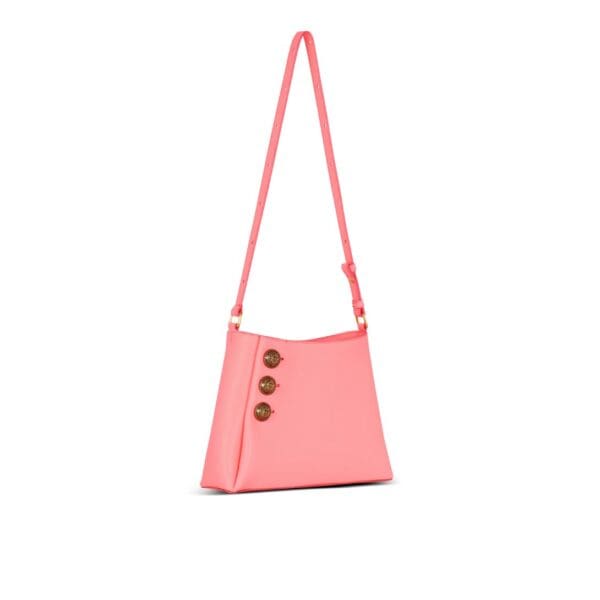 BALMAIN EMBLÈME HANDBAG IN GRAINED LEATHER - Image 2