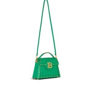 BALMAIN B-BUZZ DYNASTY BAG IN PATENT LEATHER