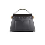 BALMAIN B-BUZZ DYNASTY BAG IN GLAZED LEATHER