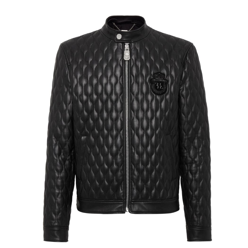 BILLIONAIRE QUILTED LEATHER JACKET