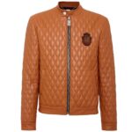 BILLIONAIRE QUILTED LEATHER JACKET