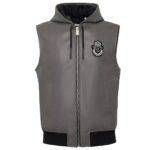 BILLIONAIRE SLEEVELESS LEATHER VEST