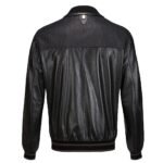 BILLIONAIRE LEATHER BOMBER CREST