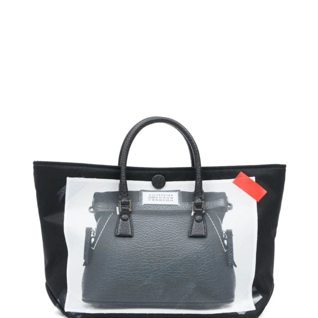 MAISON MARGIELA MICRO 5AC TROMPE-L'OEIL TOP-HANDLE BAG