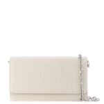 MAISON MARGIELA FOUR-STITCH LEATHER WALLET-ON-CHAIN