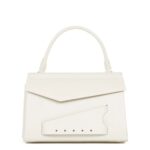 MAISON MARGIELA SNATCHED LEATHER TOTE BAG