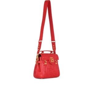 BALMAIN QUILTED LEATHER B-BUZZ 23 BAG