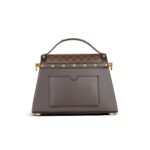 BALMAIN B-BUZZ DYNASTY BAG IN MINI MONOGRAM CANVAS